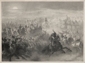 Przegląd w nocy, 1816. autorstwa Auguste Raffet