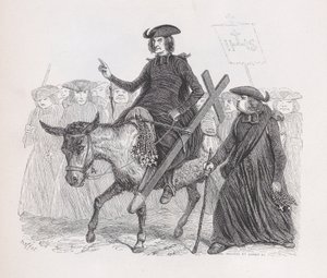 Misjonarze z Dzieł Wszystkich Bérangera, 1836. autorstwa Auguste Raffet