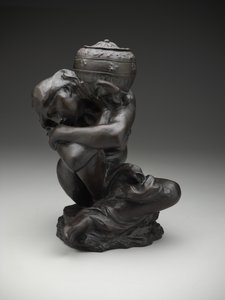 Upadła Kariatyda niosąca urnę autorstwa Auguste Rodin