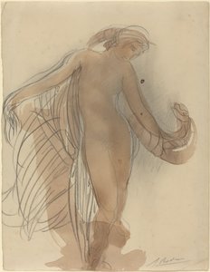 Postać skierowana do przodu autorstwa Auguste Rodin