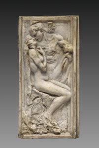 Kochankowie (Les amants), ok. 1880-85 (oryginalny model) (gips lakierowany na kolor jasnobrązowy) autorstwa Auguste Rodin