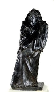 Pomnik Honore Balzaca Przed ostatnim studium. Rzeźba Auguste Rodina (1840-1917) 1897 Paryż, Musee Rodin autorstwa Auguste Rodin