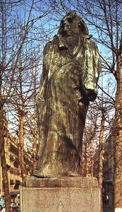 Pomnik Honore de Balzac (1799-1850) (brąz) autorstwa Auguste Rodin