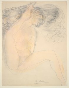 Nude - pięta na uchu autorstwa Auguste Rodin