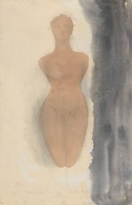 Pochodzenie greckiej wazy, 1900-1910. autorstwa Auguste Rodin