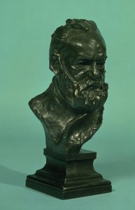 Głowa portretowa Victora Hugo (1802-85) (brąz)