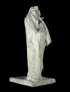 Francuski pisarz Honore de Balzac (1799-1850). Rzeźba gipsowa autorstwa Auguste Rodina (1840-1917) 1898 Paryż, Musee d