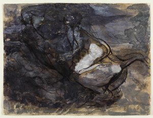 Sabat czarownic (recto); Szkice centaurów (verso) autorstwa Auguste Rodin