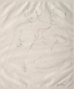 Dwie postacie autorstwa Auguste Rodin