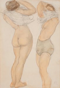 Dwie figury, b.d. autorstwa Auguste Rodin