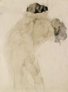 Dwie figury obejmujące, ok. 1900 autorstwa Auguste Rodin