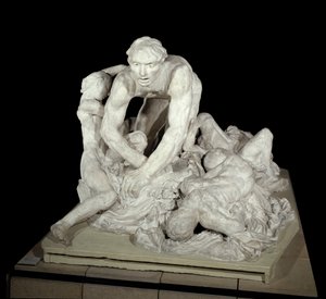 Ugolin Ugolin (hrabia Ugolino della Gherardesca), tyran Pizy i zdrajca ojczyzny, otoczony czwórką swoich dzieci. Postać przywołana w piekle w „Boskiej komedii” (La Divina Commedia) Dantego Alighieri (1265-1321). Rzeźba Auguste Rod autorstwa Auguste Rodin