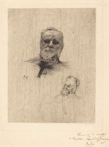 Victor Hugo, De Face autorstwa Auguste Rodin