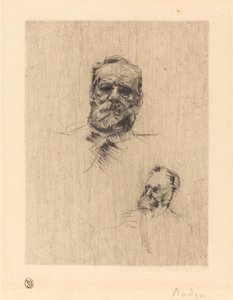 Victor Hugo, De Face autorstwa Auguste Rodin