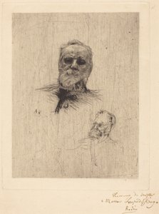 Victor Hugo, De Face autorstwa Auguste Rodin