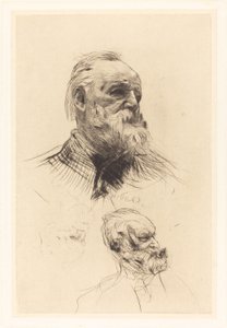 Victor Hugo, De Trois Quarts autorstwa Auguste Rodin