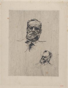 Pełna twarz Victora Hugo, 1885. autorstwa Auguste Rodin