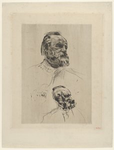 Widok trzech czwartych Victora Hugo, 1885. autorstwa Auguste Rodin