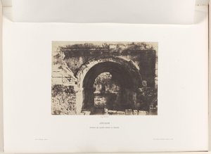 Łuk kościoła Najświętszej Marii Panny Latynosów, Jerozolima Jerozolima. Portail de Sainte Marie la Grande (tytuł na obiekcie)