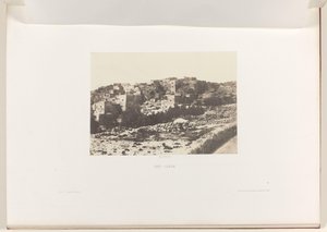 Widok Betlejem Beit Lehem (tytuł na obiekcie) autorstwa Auguste Salzmann