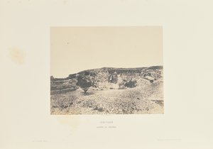 Jerozolima. Jaskinia Jeremiasza autorstwa Auguste Salzmann