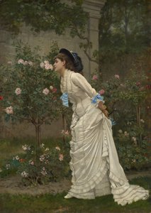 Kobieta i róże, 1879