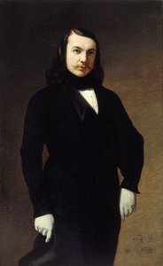 Portret poety Théophile Gautiera 1811-1872, 1839.