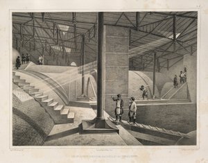 Część łuku i metalowy dach Z: Budowa katedry św. Izaaka, 1845
