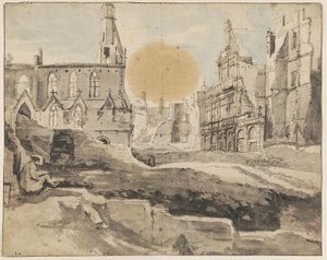 Miasto w ruinie autorstwa Augustin Coppens