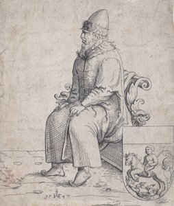 Basil Basilius, wielki książę Rosji, 1547. autorstwa Augustin Hirschvogel