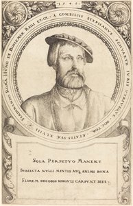 Doktor Stephen Schwartz, 1548. autorstwa Augustin Hirschvogel