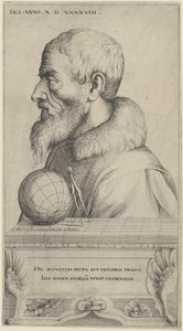 Autoportret, 1548 autorstwa Augustin Hirschvogel