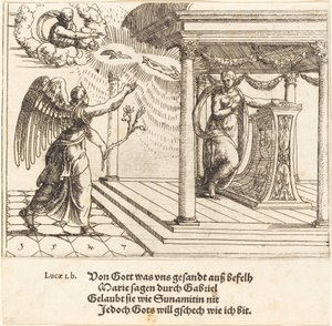 Zwiastowanie autorstwa Augustin Hirschvogel
