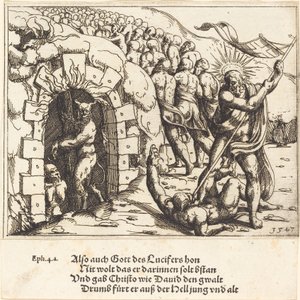 Brzęczenie w piekle, 1547. autorstwa Augustin Hirschvogel