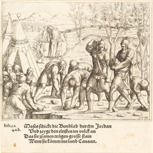 Dwanaście kamieni i wody Jordanu są podzielone, 1548.