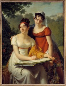Portret damy Duval. Obraz Jacques Augustin Catherine (Jacques-Augustin-Catherine) Pajou (1766-1828)