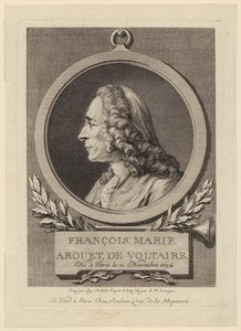Portret François Marie Arouet de Voltaire