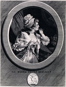 Przynajmniej bądź dyskretny!, 1789 autorstwa Augustin de Saint Aubin