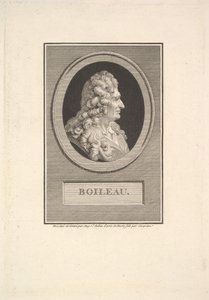 Portret Despréaux Nicolas Boileau, 1800. autorstwa Augustin de Saint Aubin