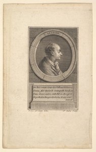 Portret Gessnera, 1775. autorstwa Augustin de Saint Aubin