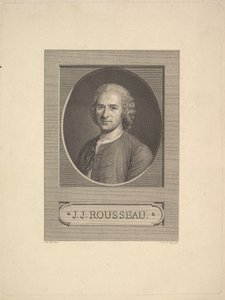 Portret Jean-Jacques Rousseau, 1777.