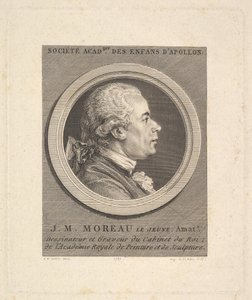 Portret Jean-Michela Moreau, 1787.