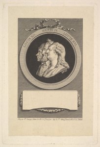 Portret Ludwika XVI, Henryka IV i Ludwika XII, 1791. autorstwa Augustin de Saint Aubin