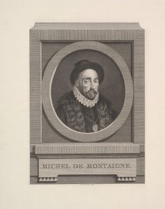 Portret Michela de Montaigne, 1774. autorstwa Augustin de Saint Aubin
