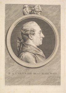 Portret PA Carona de Beaumarchais, 1773.