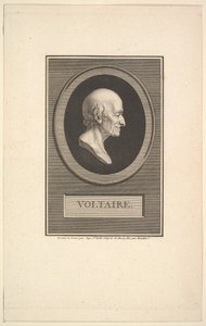 Portret Woltera, 1801. autorstwa Augustin de Saint Aubin