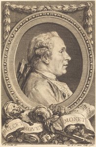 John Monet autorstwa Augustin de Saint Aubin after Charles Nicolas Cochin II