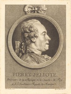 Pierre Jeliote autorstwa Augustin de Saint Aubin after Charles Nicolas Cochin II