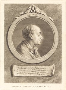 Salomon Gessner autorstwa Augustin de Saint Aubin after Vivant Denon
