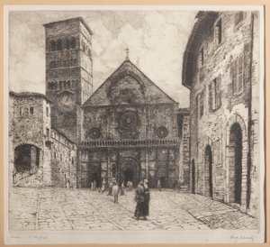 Asyż, S. Rufinus (akwaforta na papierze)
